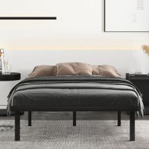 Sommier 160x200cm Bolli Sommier à Lattes avec 9 Pieds pour Adulte en Bois - Montage Facile