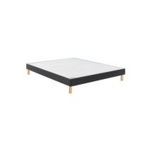 Bultex - Sommier confort ferme vigoroso deco 140x200 Trame gris clair