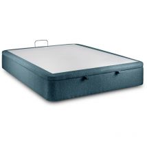Sommeil De Plomb - Sommier Coffre Bouclette Bleu 160x200 H39cm