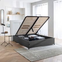Lit coffre en kit Someo 160x200 Anthracite
