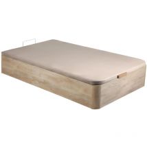 Vente-unique - Sommier coffre 90 x 190 cm - Naturel clair - hestia de ysmée