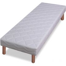 Laine - Sommier tapissier 14 lattes garni polyéther 70x190cm