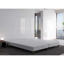 Deco In Paris - sommier tapissier - Sommier tapissier 160 x 200 cm + 8 pieds (2x 80x200cm)