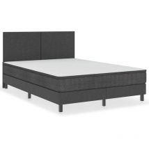 Maison Chic - Sommier tapissier Gris Tissu 160 x 200 cm
