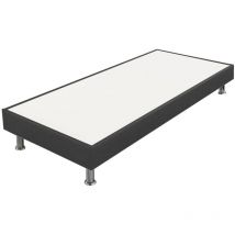 Sommier tapissier + pieds 80x200 SP18 13 lattes anthracite