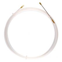 Sonda tiracavi in nylon, Ø3mm, 20 metri, con terminali fissi, bianca - Velamp SNF3-020