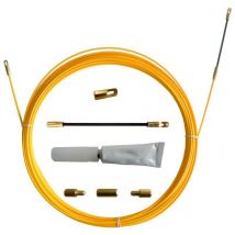 Stak - Sonda tiracavi in fibra di vetro, Ø3mm, 20 metri, con set di riparazione, gialla - Velamp SFR-020