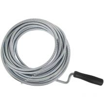 BB - Sonde de tubes flexibles pour échappement avec ressort en spirale en acier galvanisé 2.5 mt