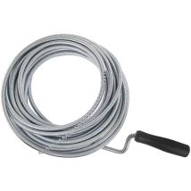 Sonde De Tubes Flexibles Pour Échappement Avec Ressort En Spirale En Acier Galvanisé 5 Mt