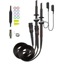 Sonde d'oscilloscope universelle avec Kit d'accessoires, sondes à pince d'oscilloscope 200MHz avec Kit de cables de Test bnc vers Minigrabber