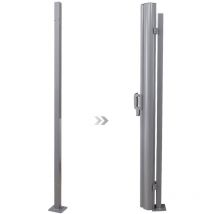 Poteau de Fixation pour Store latéral, Accessoire pour Brise-Vue, pour ne Pas Faire des Trous dans Un Mur GSA002