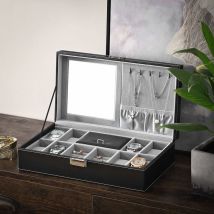 Scatola Porta Orologi Custodia per 8 Orologi - Songmics