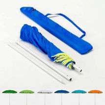 Sonnen Strandschirm Tragbar Leicht Uv-schutz Motorradfahrer 180 Cm Pocket - Blau