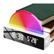 Sonnenaufgangs-simulationswecker – Intelligenter Elektronischer Wecker – Fürs Schlafzimmer – Mehrfarbiges Display Für Tiefschläfer