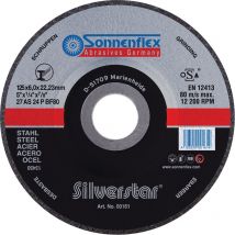 Silverstar Stahl Schruppscheibe 10 Stück - Größe:Ø 115 x 6.0 x 22.23 mm - Sonnenflex