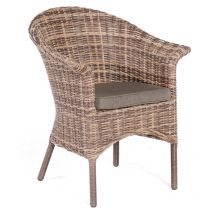 Garten-Sessel Cayman Aluminium mit Polyrattan nature-mix Gartenstuhl - Sonnenpartner