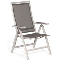 Klappsessel Star Aluminium mit Textilen silber Klapp-Sessel Klappstuhl - Sonnenpartner
