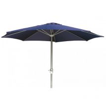 Sonnenschirm 3m / Kurbel Blau
