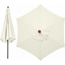 Start - Sonnenschirm-Ersatzabdeckungen, 3 Meter, 6 Arme, Gartenüberdachung, Ersatz-Sonnenschirmabdeckung, Ersatz-Sonnenschirmabdeckung, nur