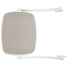 Sonnenschirm für ' Nardi Cot Alfa, Omega, Eden und Tropico' aus Harz und Stoff -Weiß / Taubengrau