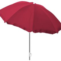 Sonnenschirm Rund Ø1,80m Rot Polyester-mmc180p-rot