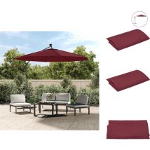 Sonnenschirm-Stoffe - Living Ersatzbezug für Ampelschirm Bordeauxrot 300 cm
