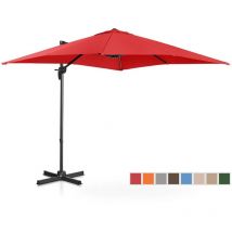 Sonnenschirm Gartenschirm Marktschirm Garten Ampelschirm rot 250 cm upf 50+