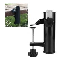 Memkey - Sonnenschirmhalter Balkongeländer Sonnenschirmhalter Balkonklemmenhalter für Sonnenschirmtischzubehör Befestigung für Balkon, Terrasse oder