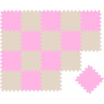 Littletom - 18 Teile Baby Kinder Puzzlematte Ab Null - 30x30 Puzzle Spielmatte Krabbelmatte