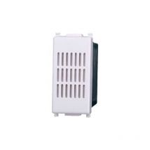 Ettroit - Sonnerie de bronze 6A 230V compatible Vimar Plana couleur blanc EV1601