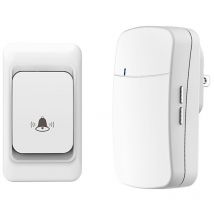 Lifcausal - Sonnette de porte sans fil, sonnette de porte numérique Ding Dong à télécommande électronique ultra longue distance pour la maison, petit