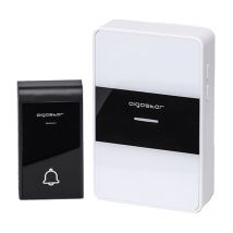 Aigostar - sonnette de porte digitale sans fil fonctionnant sur batterie IP44 porte de bureau 150M blanc