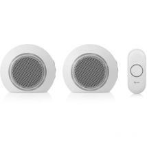 Byron - Set complet pour Sonnette sans fil DBY-23524 175 m blanc Y734402