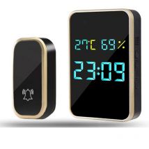 Waterproof and automatic outdoor wireless doorbell without batteries