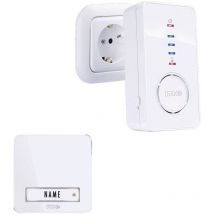 M-e Modern-electronics - Set complet pour Sonnette sans fil 41098 100 m blanc