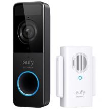 Eufy - Security - Ringer de vidéo (alimenté par batterie) avec sonnerie, 1080p, autonomie de 120 jours, installation facile, stockage local crypté,