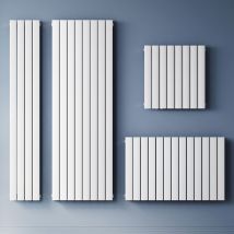 Sonni - Design Flachheizkörper Weiß Paneelheizkörper 1800x542mm Vertikal Doppellagig 1865 Watt