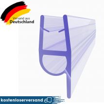 Sonni - Duschdichtung für 6mm Glasdicke mit verlängerter Innenlippe Duschprofil Wasserabweiser Ersatzdichtung 100cm,PVC,Schimmelbeständigkeit