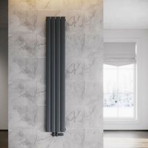 Elegant Heizkörper Flach Heizkörper Design Paneelheizkörper wohnzimmer Badheizkörper Vertikal Einlagig Heizkoerper mit Heizventil 1600 x 308 mm