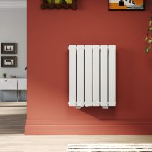 Sonni - Radiador de Agua Caliente Blanco Doble Vertical spcc Acero 600x465 mm 1143W