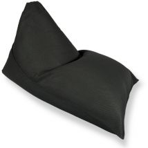 Lazy Bro Sitzsack 140 x 120 x 90 cm für Innen- und Außenbereich, schwimmend, abnehmbar und UV-beständig, Schwarz (LBF140120-7) - Soo Santaï