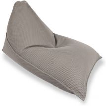 Lazy Bro birnenförmiger Pouffe-Sessel, 140x120x90 cm, innen und außen, schwimmend, abnehmbar und UV-beständig, grau, polystyrolf - Soo Santaï