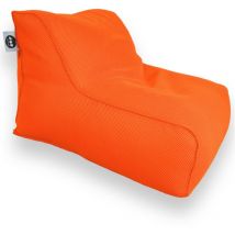 Soo Santaï Pouffe Daddy Cool XL Sessel 100x90x70 cm für drinnen und draußen, schwimmend, abnehmbar und UV-beständig, orange, polystyrolfrei