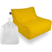 Daddy Cool XL-Sessel 100 x 90 x 70 cm, Innen & Außen, schwimmend, abnehmbarer Bezug, UV-beständig, Gelb (DC10090-8) - Soo Santaï