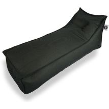 Relax Sis chaise longue 160x70x35 intérieur & extérieur flottante, déhoussable et résistante aux uv, Noir (RSF16070-7) - Soo Santaï