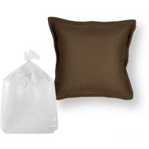 Set Small Cushion Floating coussin flottant + polystyrène 45x45x25cm, résistant aux uv, Brun - Soo Santaï