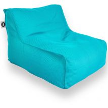 Soo Santaï - Sillón puf Daddy Cool xl 100x90x70 cm, flotante, desenfundable y resistente a los rayos uv, azul, sin poliestireno