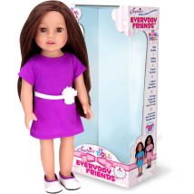 Sophia's par Teamson Kids 18 "All Vinyl Brunette Hair Poupee" Miley "avec des yeux bruns