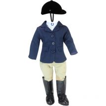 Sophias by Teamson Kids Cometer Equestrian Set für 18 'Puppen, Navy