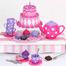Sophia's by Teamson Kids Complete Cake & Tea Party Accessori fissati per bambole da 18